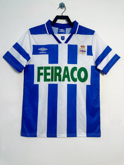 Camiseta retro de hombre del Deportivo La Coruña - Primera equipación - 1994/95