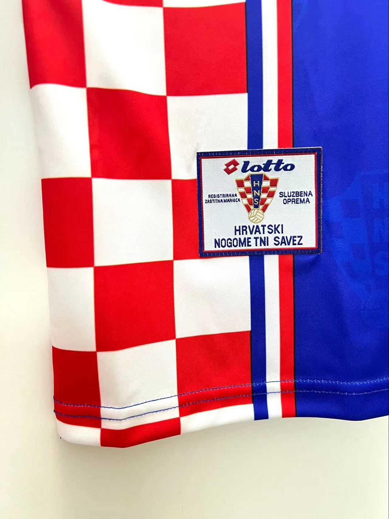 Jersey retro de hombre Croacia - 1998