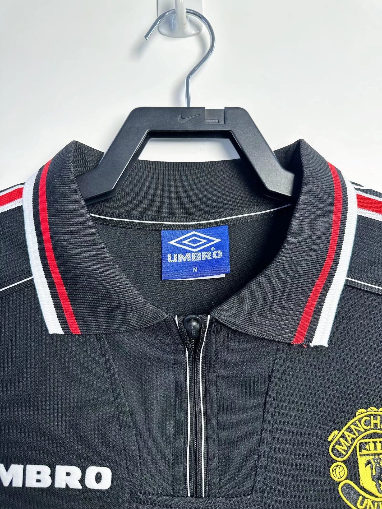 Maillot Rétro Homme Manchester United Noir - 1998/99