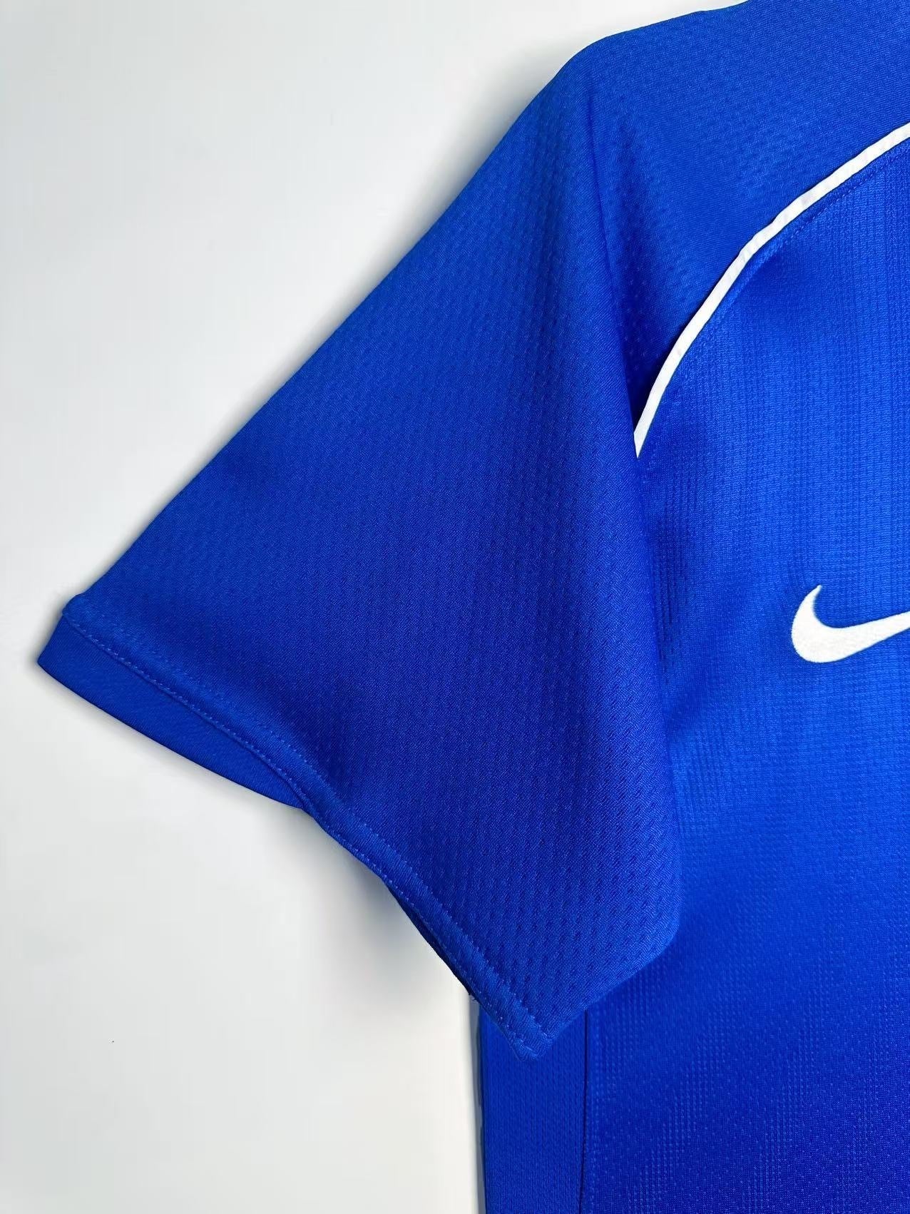 Maillot Rétro Homme Manchester United Bleu Gardien de But - 2007/08