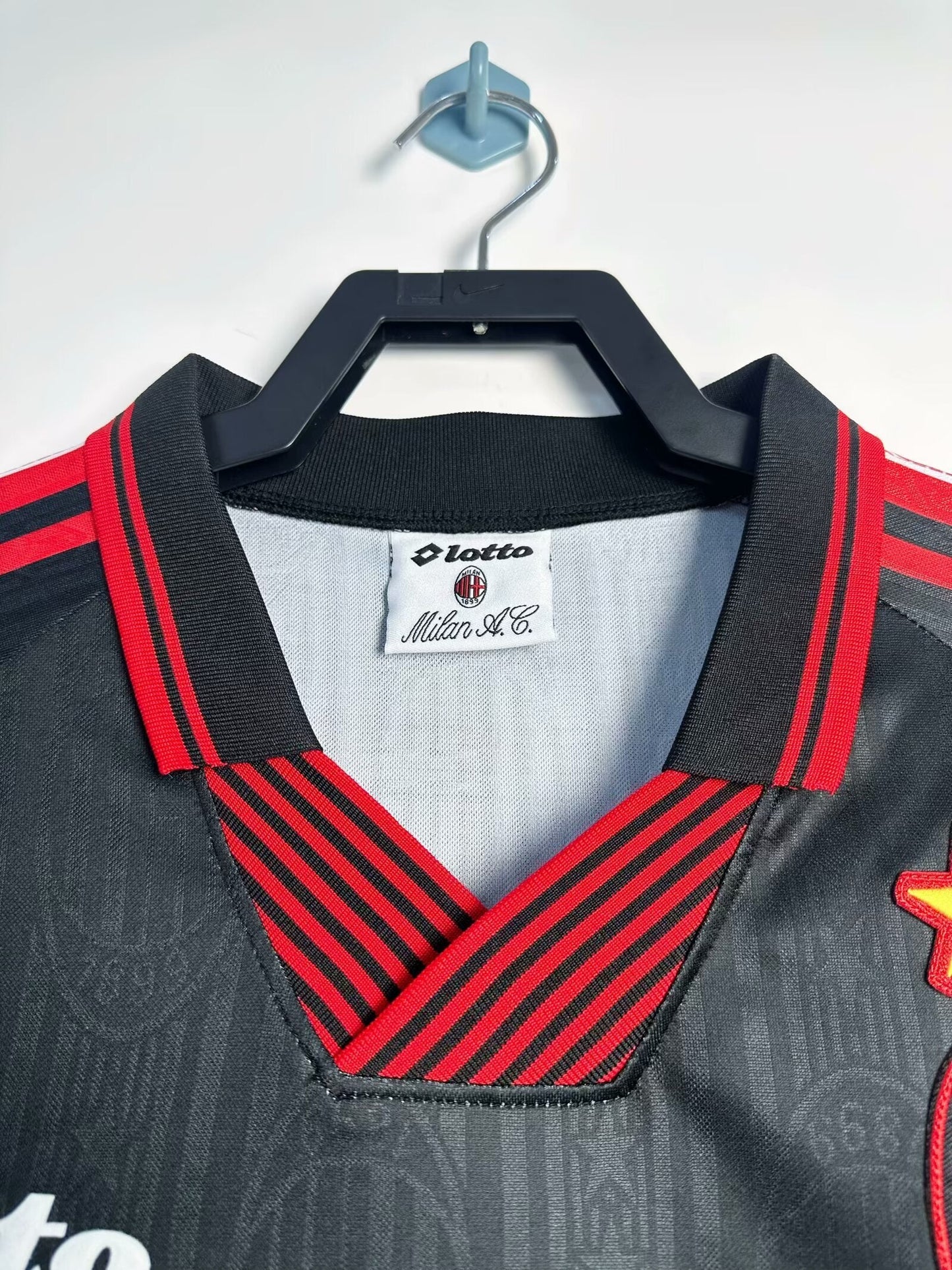 Maillot Rétro Homme Milan Édition Spéciale Noir - 1997/1998