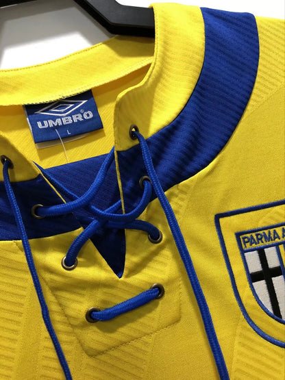 Camiseta retro de hombre del Parma Calcio Equipo Amarillo - 1993/95