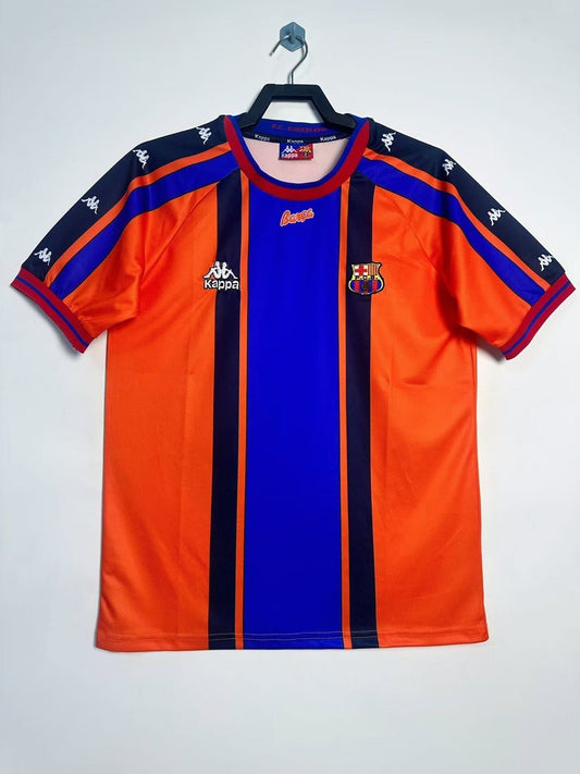 Camiseta Retro de Hombre del Barcelona (Visitante) - 1997/98