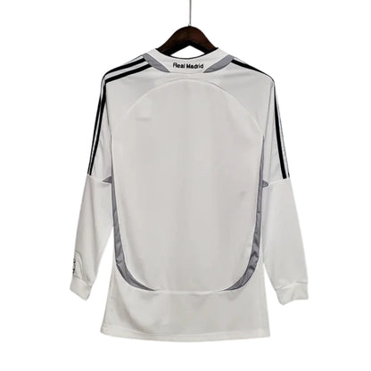 Retro Long Sleeve Real Madrid Adidas White - 06/07