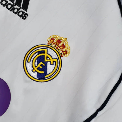 Retro Long Sleeve Real Madrid Adidas White - 06/07
