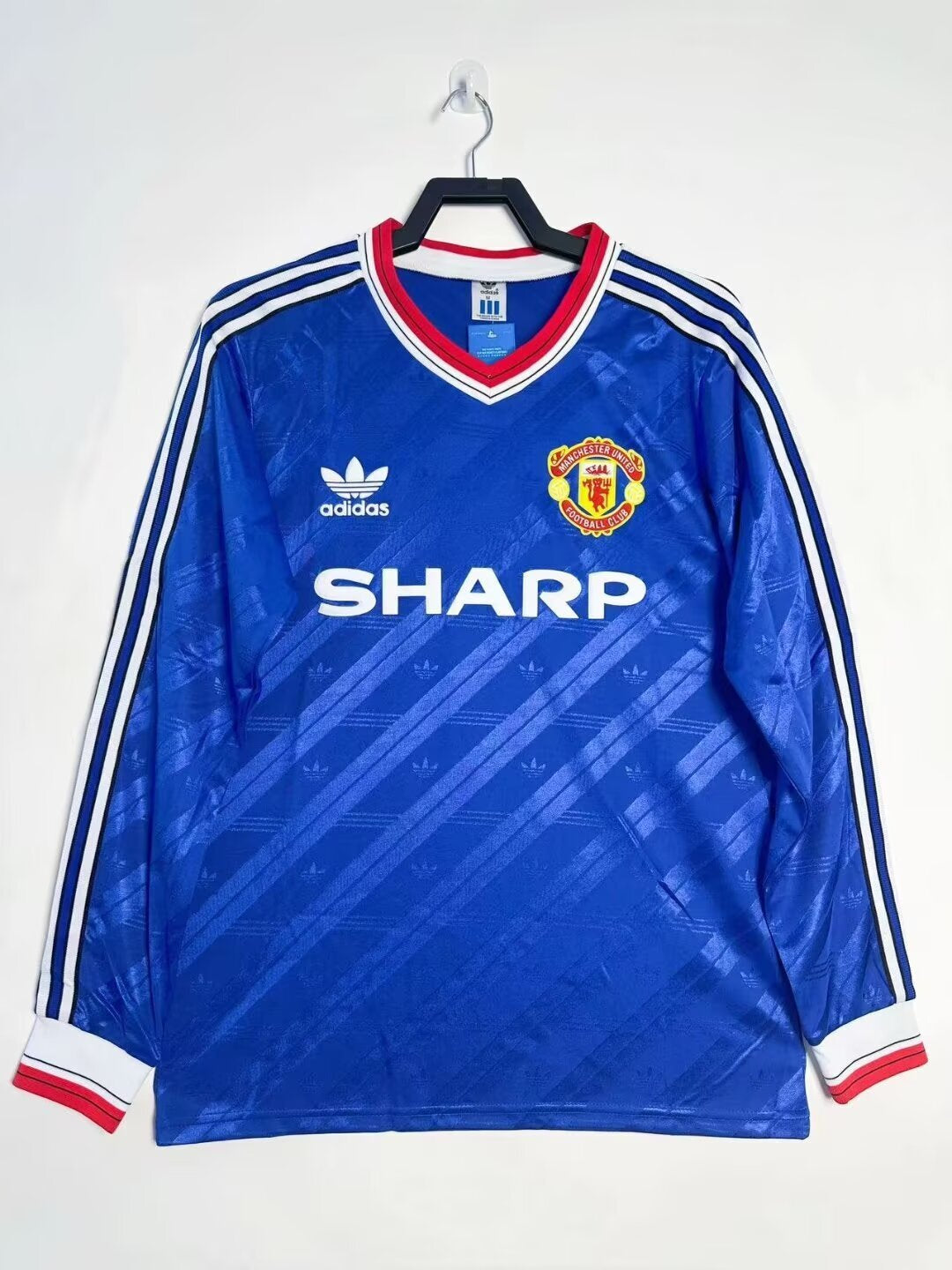 Maillot Rétro Homme Manche Longue Manchester United Extérieur - 1986/88