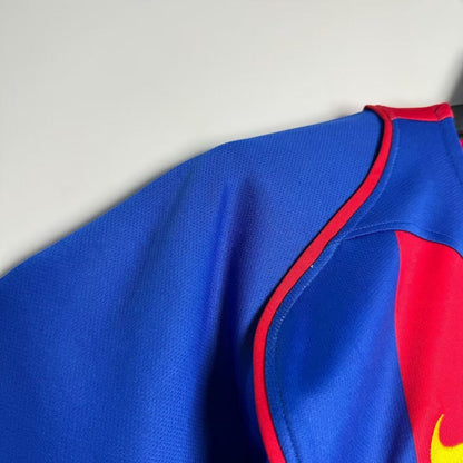 Maillot Rétro Homme Domicile FC Barcelone - 2004/2005
