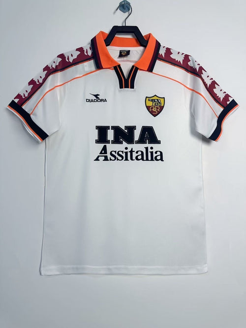Camiseta Retro de Hombre del Equipo Roma Visitante - 1998/99