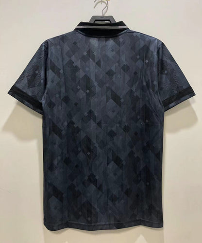 Camiseta Retro Hombre Selección Nacional de Inglaterra Negra - 1990