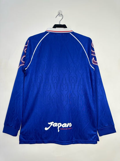 Maillot Rétro Homme Manches Longues Équipe Nationale du Japon Domicile - 1998