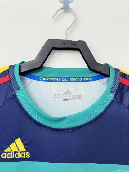 Man's Retro Jersey Spain National Team Green GK - 2010