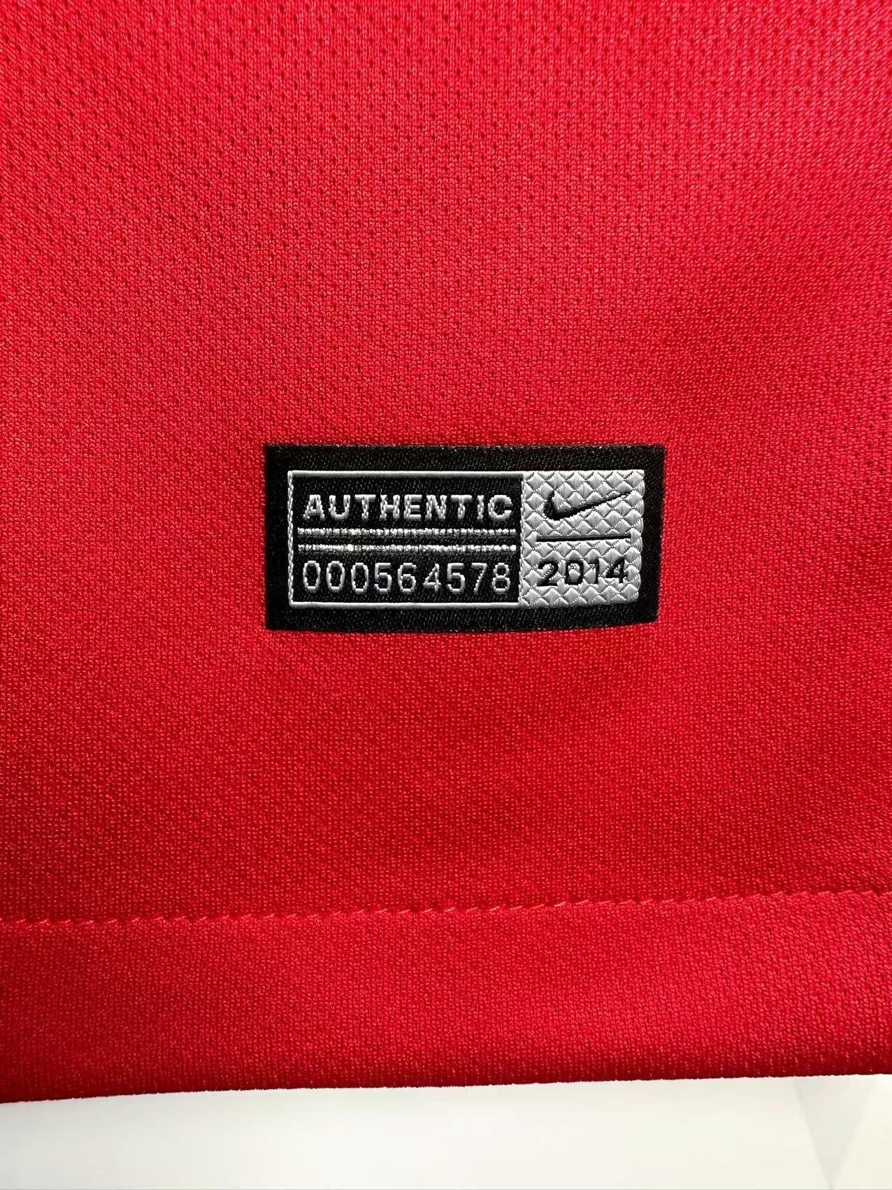 Maillot rétro homme Manchester United Domicile - 2014/15