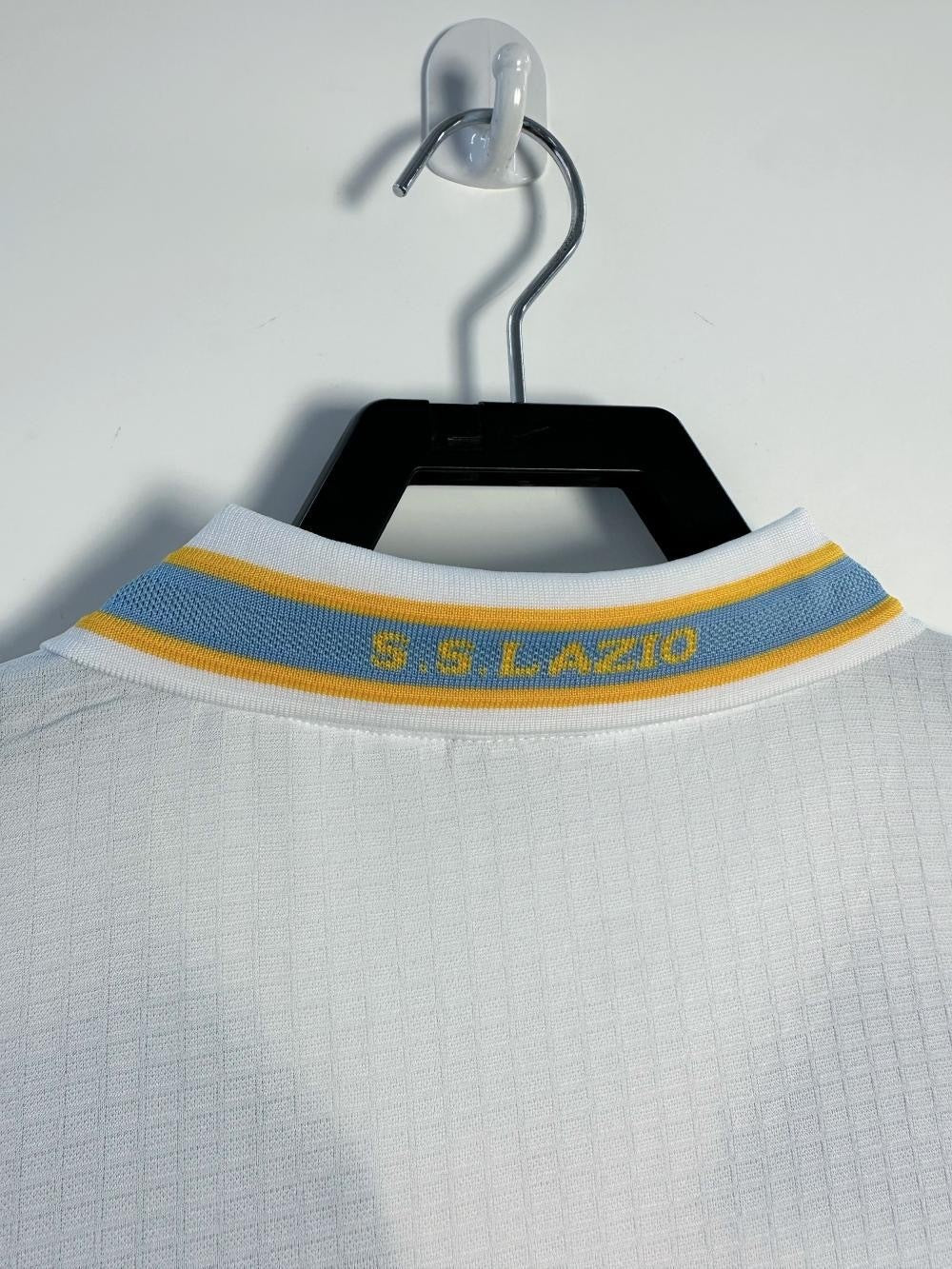 Camiseta retro de manga larga de hombre del equipo Lazio - 1998/00
