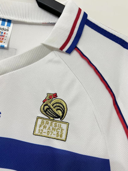 Camiseta retro para hombre de la selección nacional de Francia - 1998