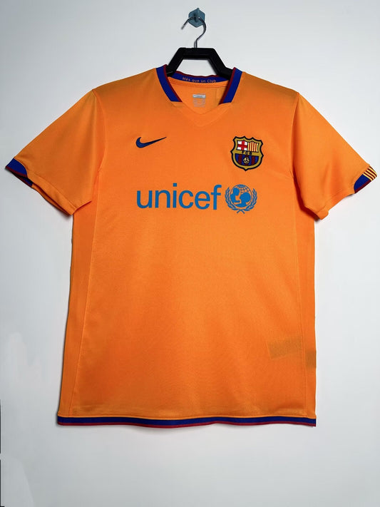 Camiseta retro del FC Barcelona para hombre, visitante - Temporada 2006/07