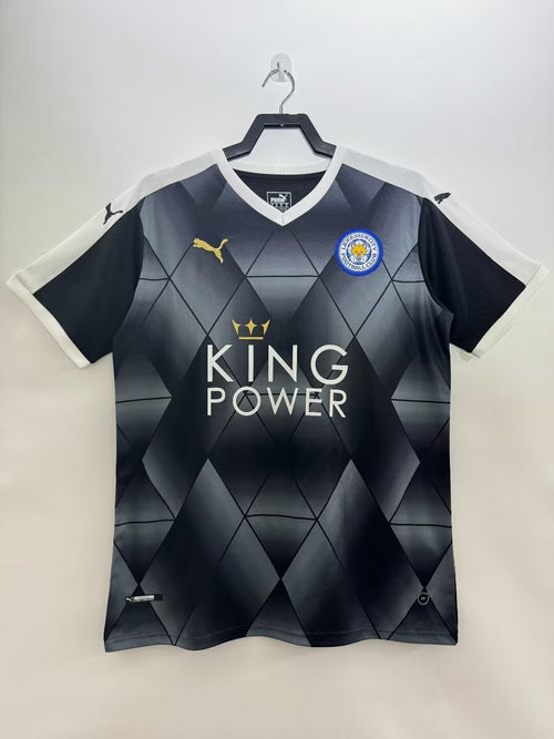 Camiseta retro de visitante del Leicester City para hombre - 2015/2016