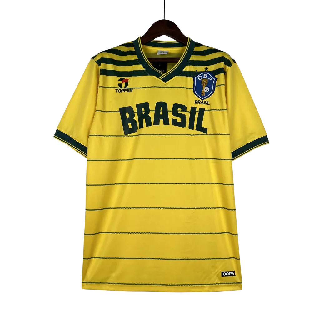 Maillot Homme Équipe Nationale Brésil Rétro 1984