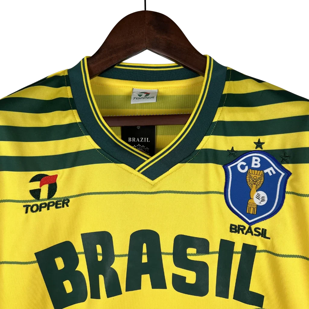 Maillot Homme Équipe Nationale Brésil Rétro 1984