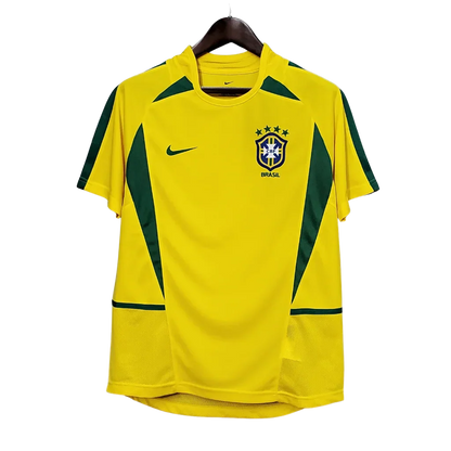 Maillot Rétro Homme Équipe Nationale Brésil 2002