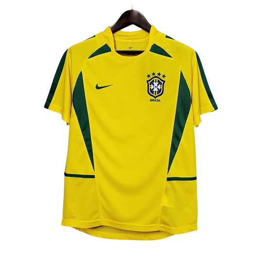 Maillot Rétro Homme Équipe Nationale Brésil 2002
