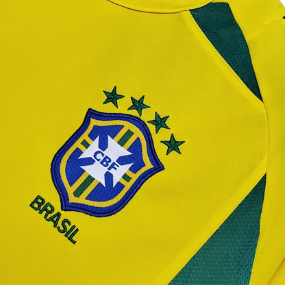 Maillot Rétro Homme Équipe Nationale Brésil 2002