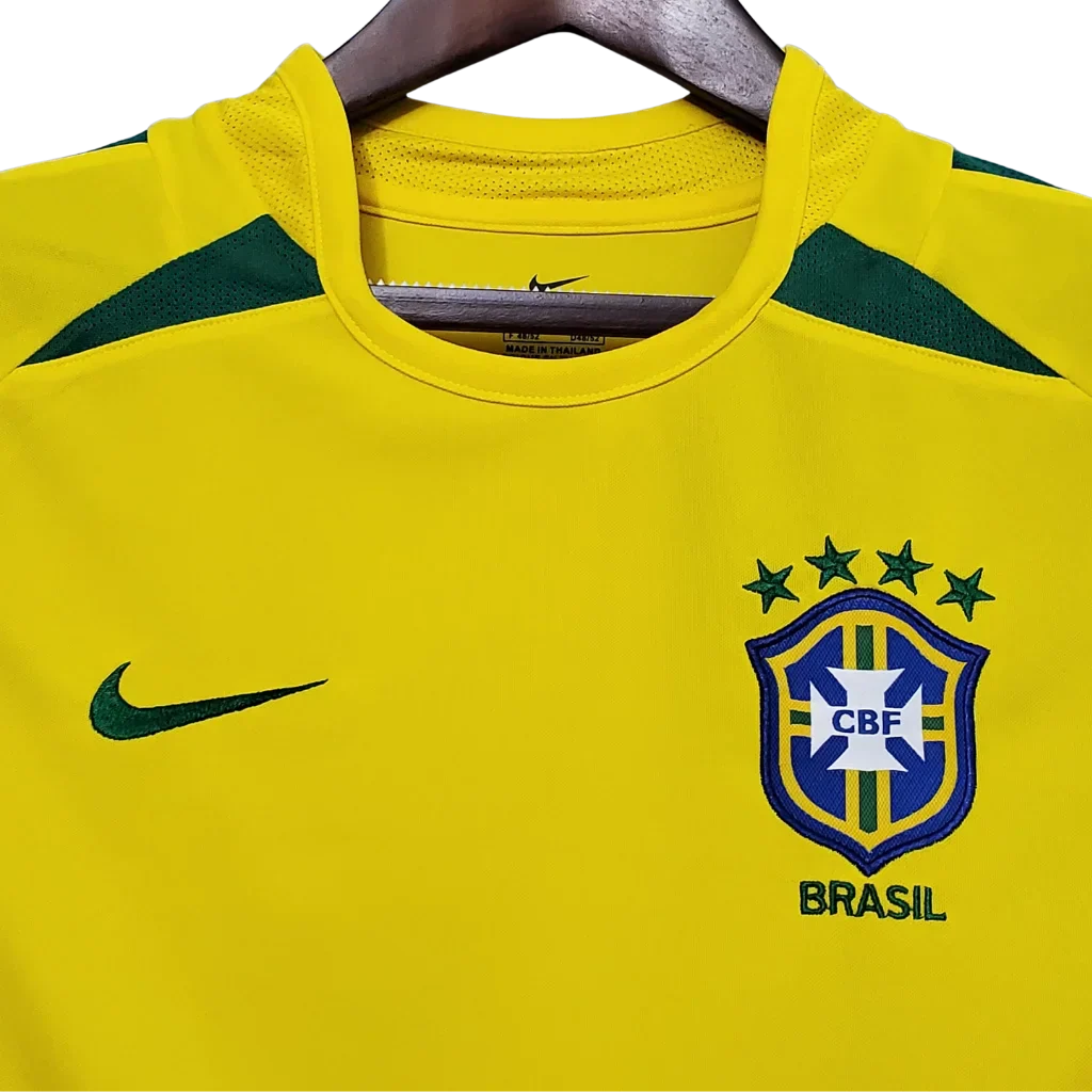 Maillot Rétro Homme Équipe Nationale Brésil 2002