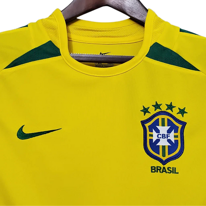Maillot Rétro Homme Équipe Nationale Brésil 2002