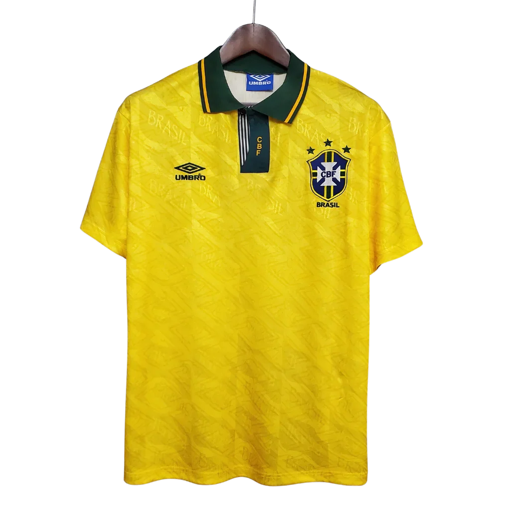 Camiseta de hombre Selección Nacional de Brasil Retro 91/93