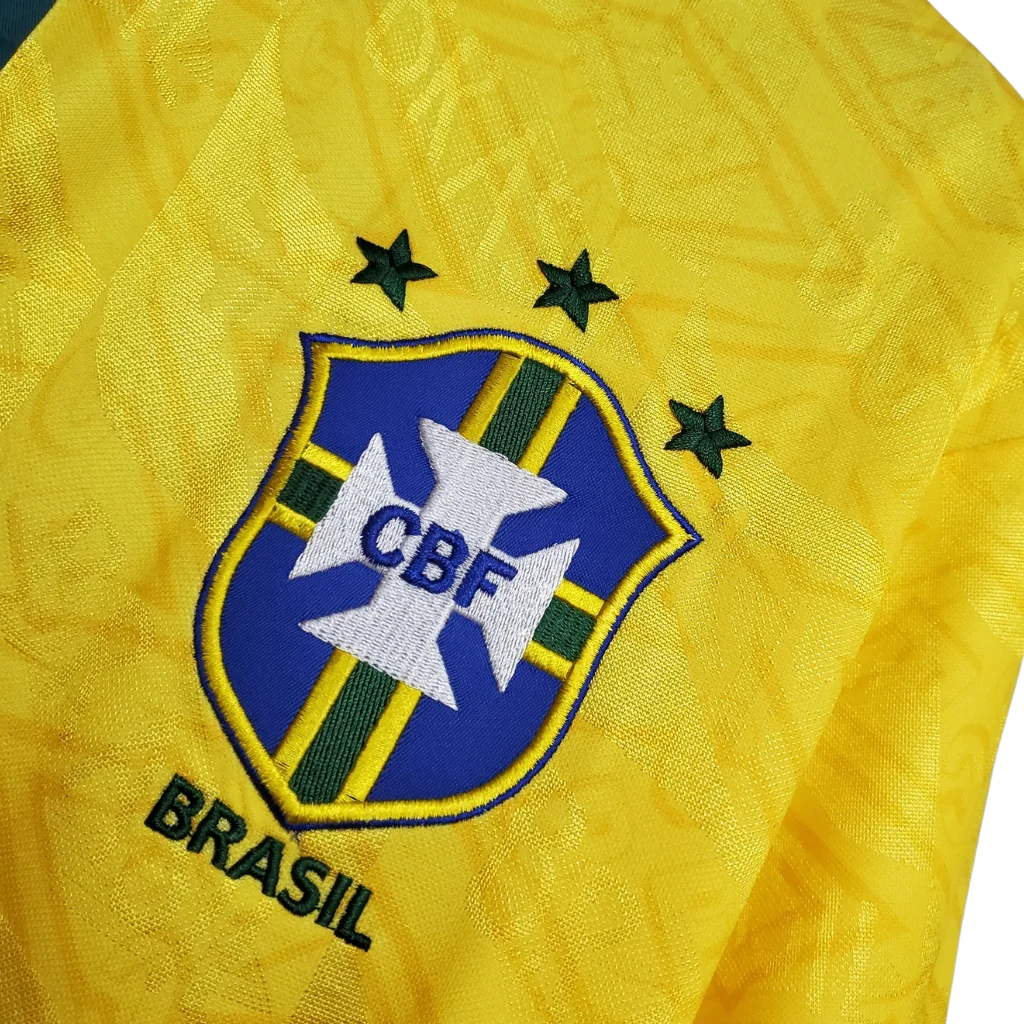 Camiseta de hombre Selección Nacional de Brasil Retro 91/93