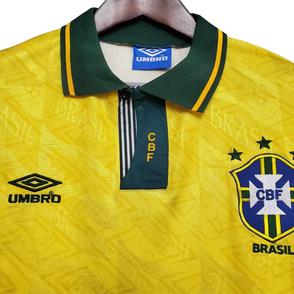 Camiseta de hombre Selección Nacional de Brasil Retro 91/93