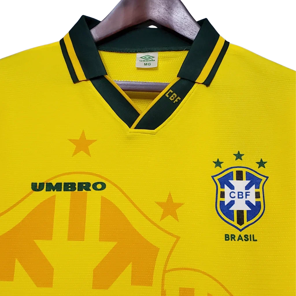 Camiseta de Hombre Selección Nacional de Brasil Retro 93/94