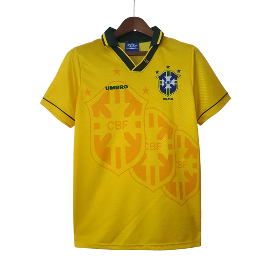Maillot Rétro Homme Équipe Nationale Brésil 93/94