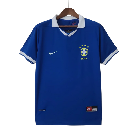 Camiseta Retro para Hombre Selección Nacional de Brasil Visitante 1997