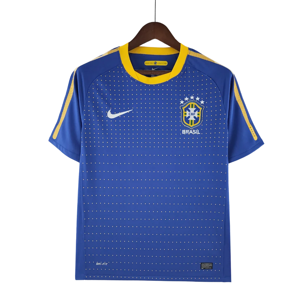 Camiseta Retro Selección Nacional de Brasil Visitante 2010 para Hombre