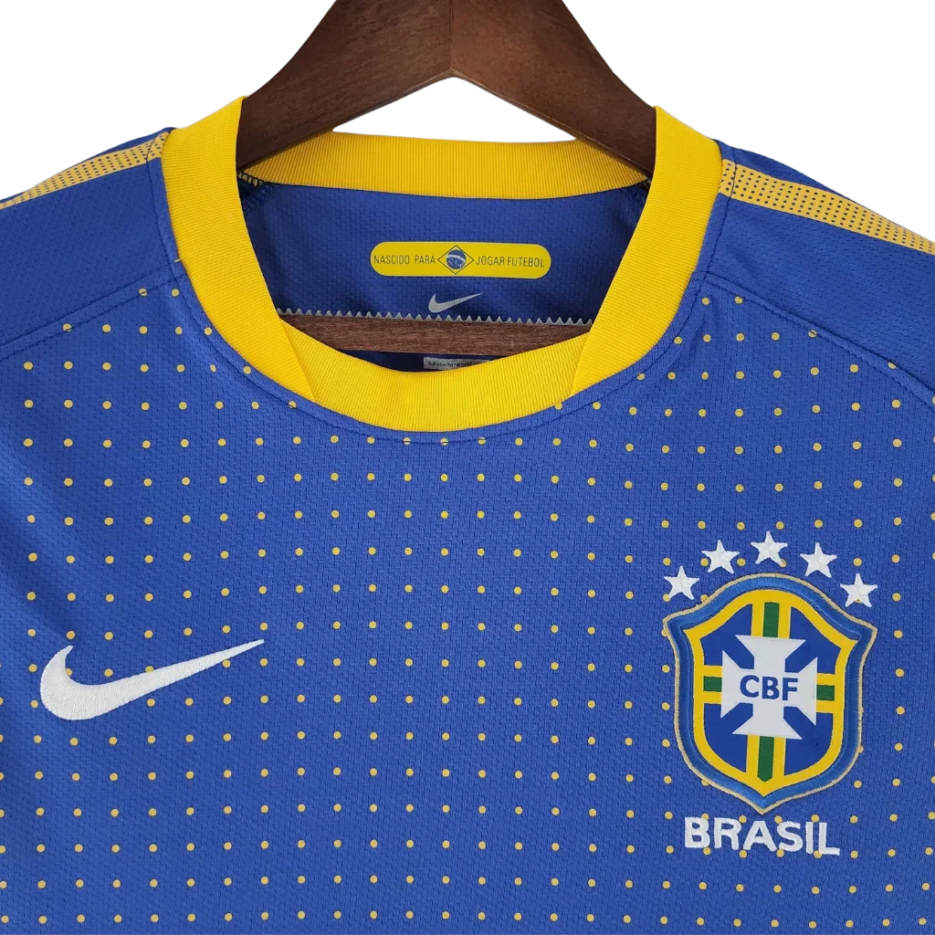 Camiseta Retro Selección Nacional de Brasil Visitante 2010 para Hombre