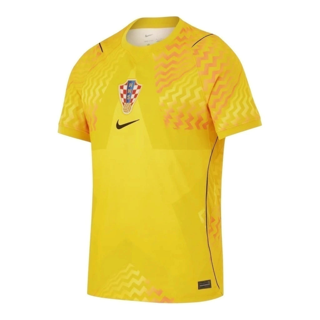 Camiseta de hombre Croacia Portero Amarilla - 26/27