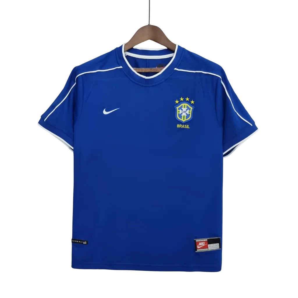 Maillot Rétro Homme Équipe Nationale du Brésil Extérieur 1998