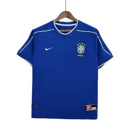 Maillot Rétro Homme Équipe Nationale du Brésil Extérieur 1998