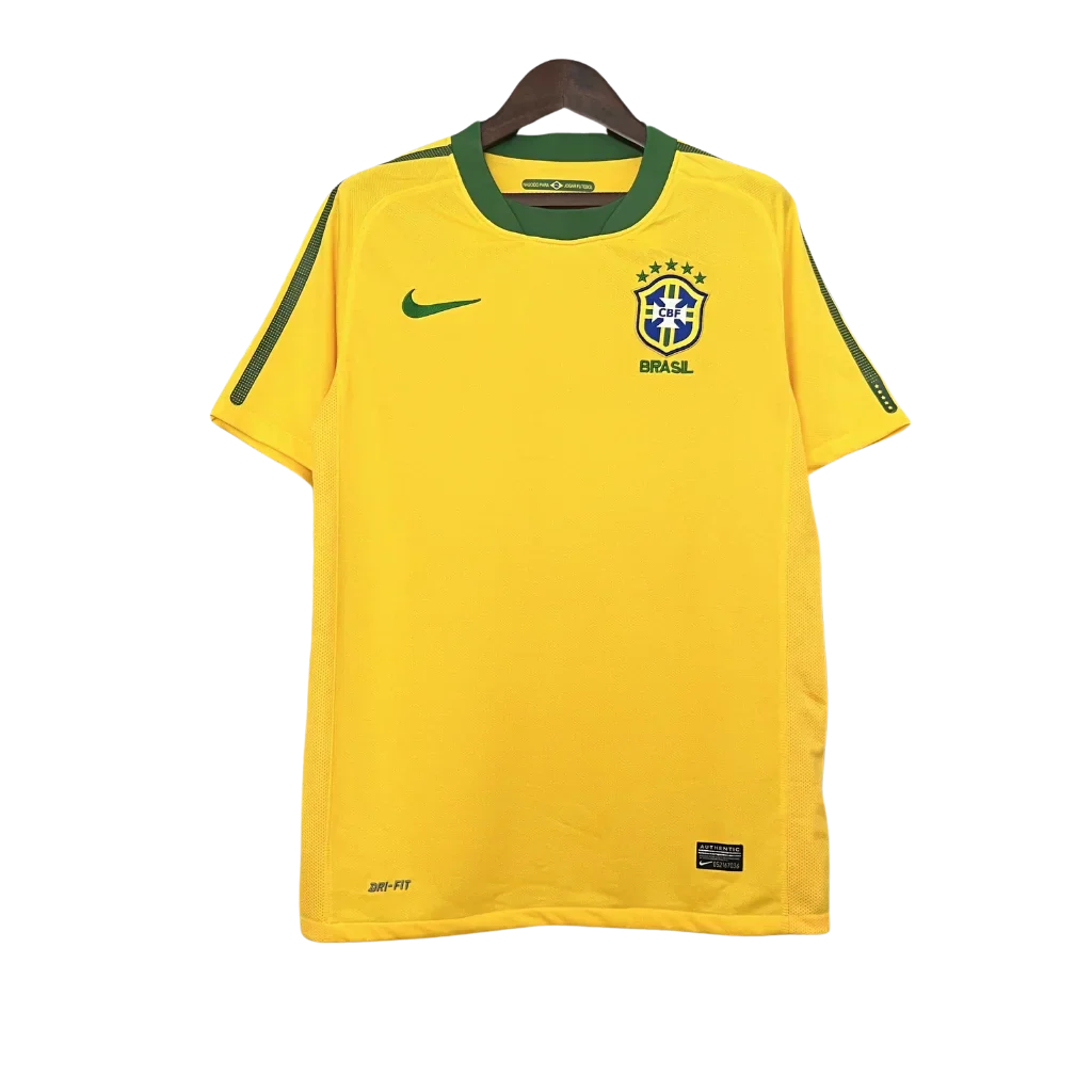 Maillot Homme Équipe Nationale Brésil Rétro 2010
