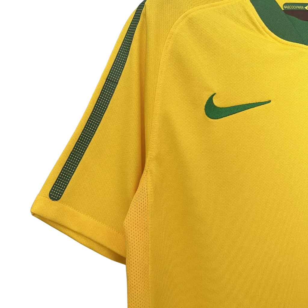 Maillot Homme Équipe Nationale Brésil Rétro 2010