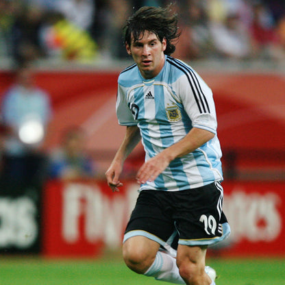 Messi Argentina Home Jersey World Cup - 2006