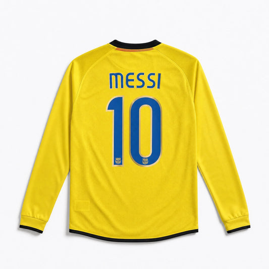 Messi Barcelona Away Long Jersey - 2008/09
