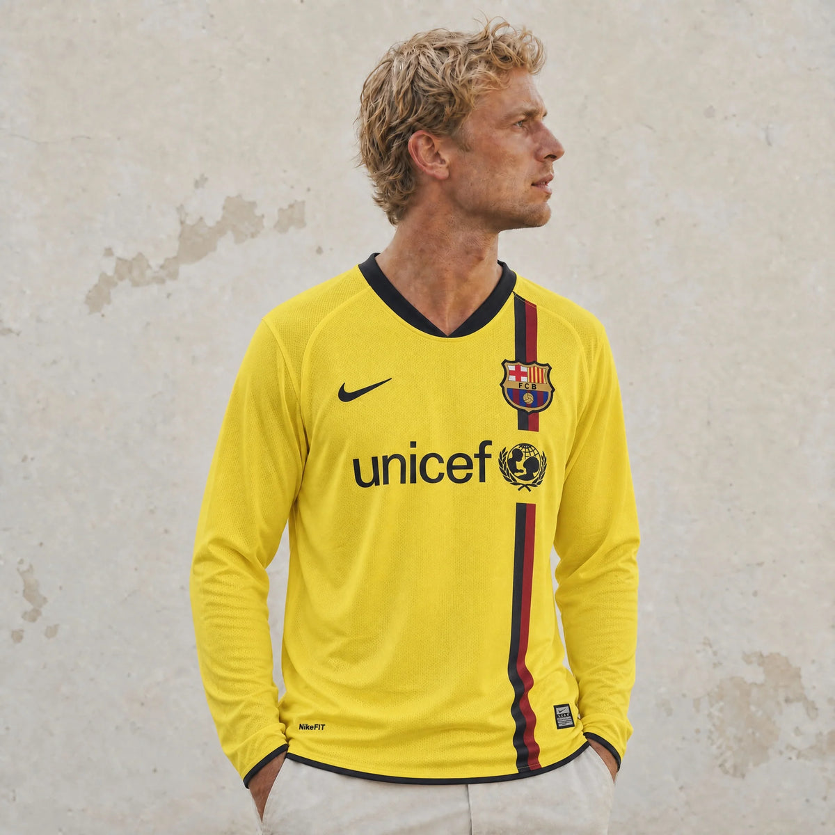 Messi Barcelona Away Long Jersey - 2008/09