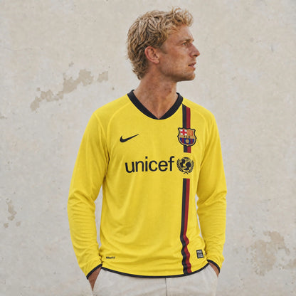Messi Barcelona Away Long Jersey - 2008/09