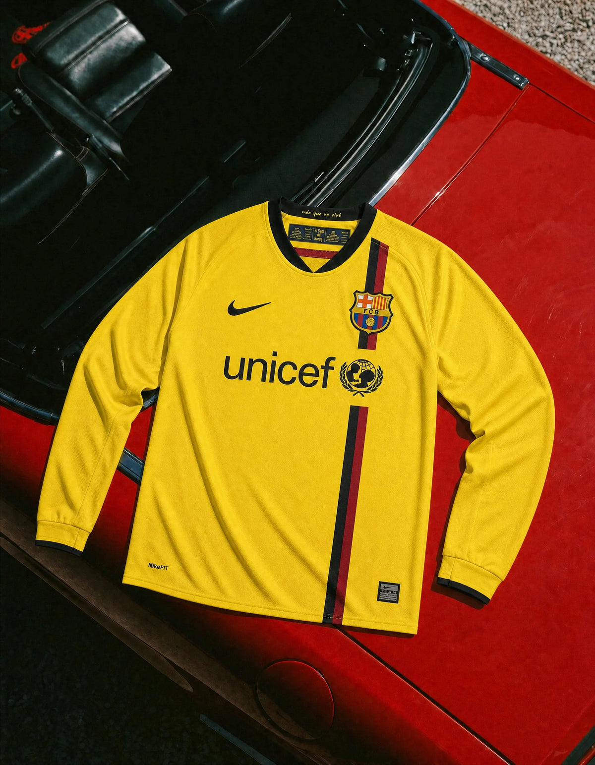 Messi Barcelona Away Long Jersey - 2008/09