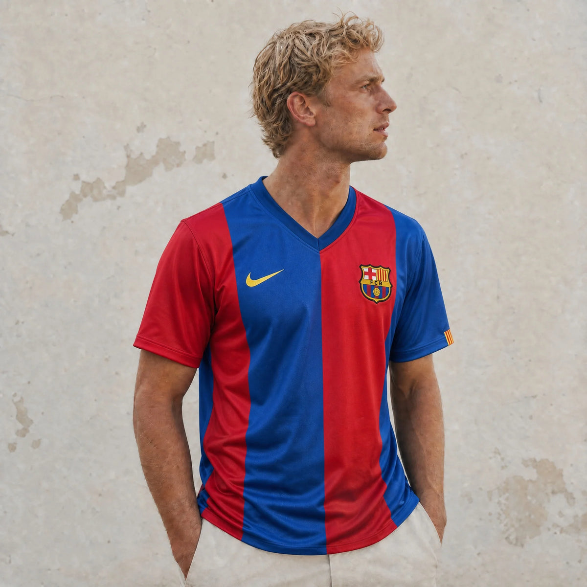 Camiseta de local del Barcelona de Messi - 2006/07