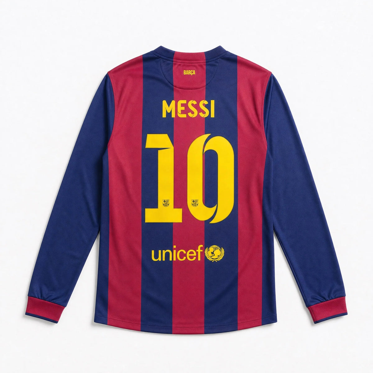 Messi Barcelona Home Long Jersey - 2014/15