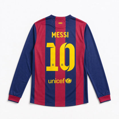 Messi Barcelona Home Long Jersey - 2014/15