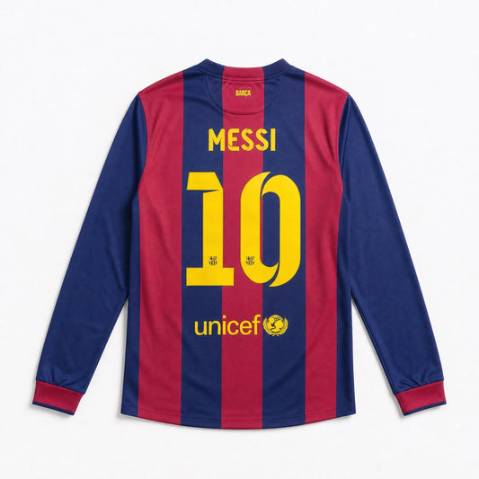 Messi Barcelona Home Long Jersey - 2014/15
