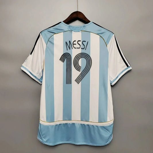 Messi Argentina Home Jersey World Cup - 2006